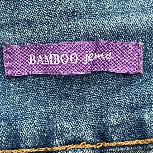 BAMBOO High Rise Stretch Skinny Jeans Size 5 - Picture 7 of 16